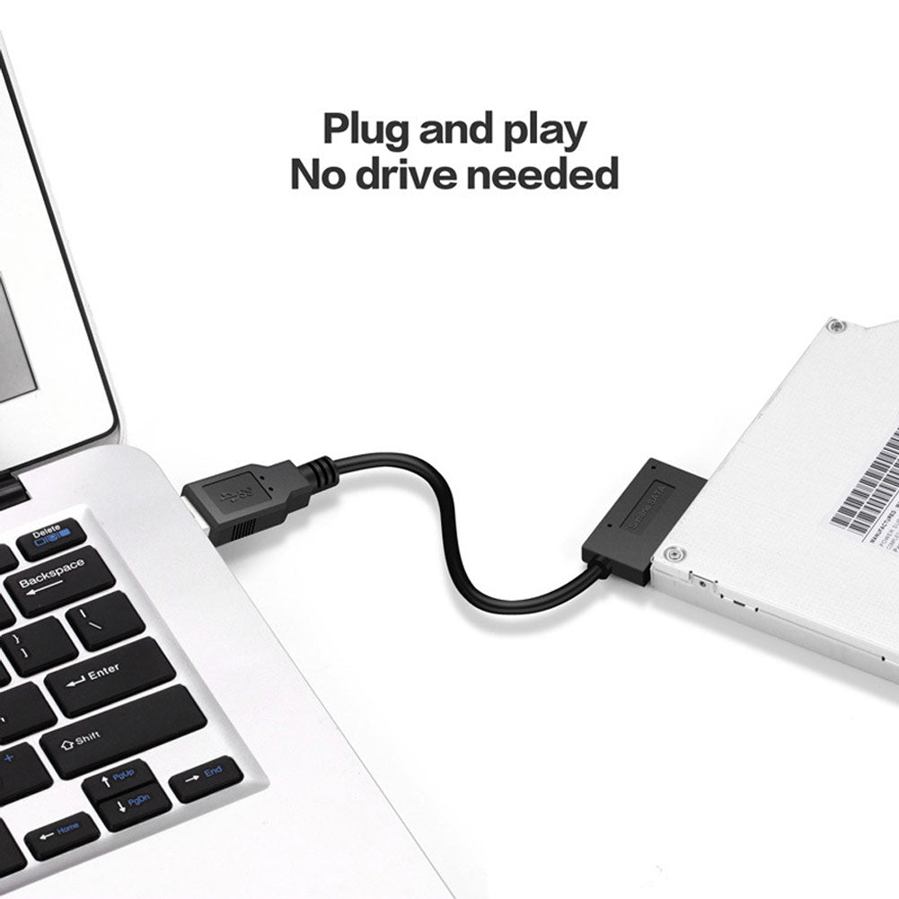 USB3.0 Slimline USB3.0 AM/SATA Adapter Cable Easy Drive Cord USB3.0/SATA 7 6pin 3.0/SATA 7 6 USB3.0 Slimline USB3.0 AM/SATA Adapter Cable Easy Drive Cord USB3.0/SATA 7 6pin 3.0/SATA 7 6